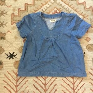 Madewell Denim top size xs